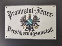 Emaile-Schild „Provinzial-Feuer-Versicherungsanstalt“ Düsseldorf - Bilk Vorschau