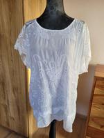 Shirt Bluse weiß Spitze Pailletten Liberty 38 M Niedersachsen - Vienenburg Vorschau
