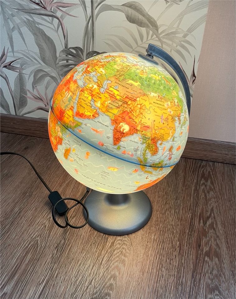 Lampe /Beleuchteter Globus in Viernau