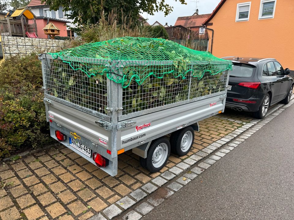 Anhänger Kipper 2700 kg pkw verleihen mieten in Langfurth