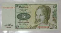 5DM Deutsche Mark Schein Banknote 1980 sehr schön Sammlerqualität Brandenburg - Oranienburg Vorschau
