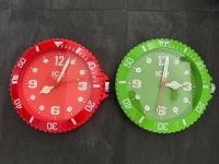 ICE watch clock Wanduhr Uhr Kinderzimmer grün / rot Hessen - Groß-Zimmern Vorschau