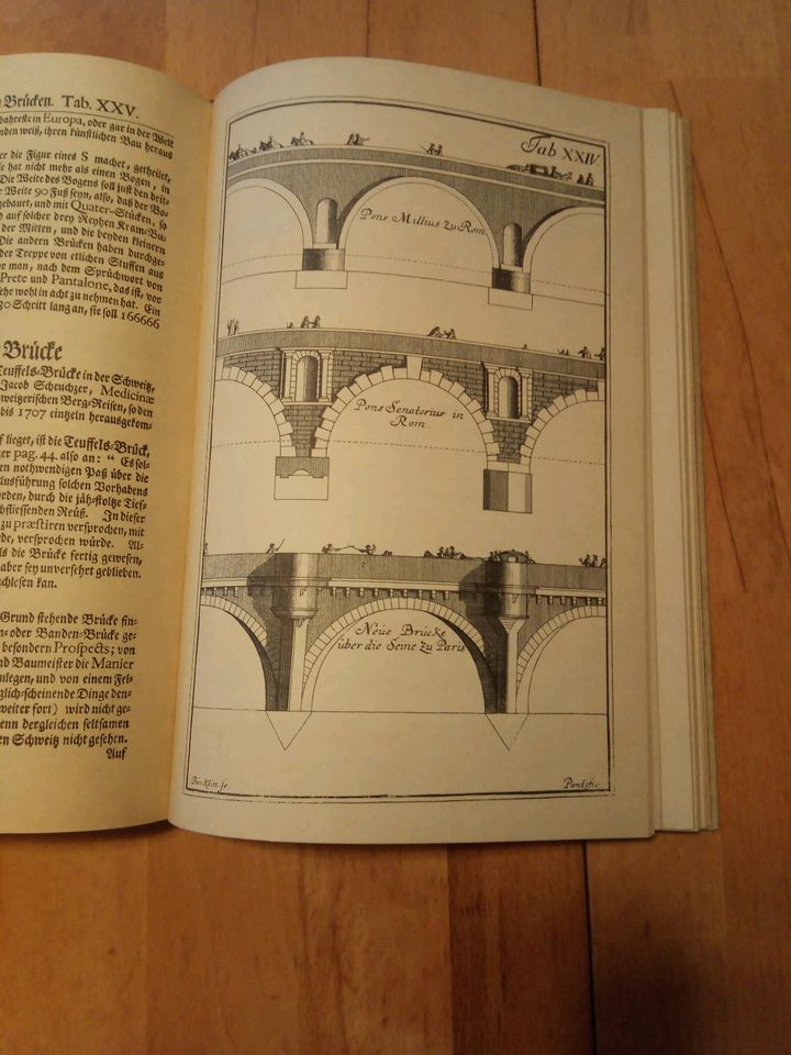 Brücken und Brückenbau Jacob Leupold Reprint 1982 in Heidenheim an der Brenz