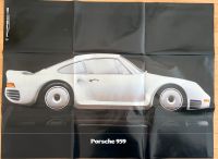 Porsche 959 Faltprospekt + Modellprogramm Stuttgart - Stuttgart-Mitte Vorschau