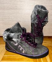 Damen Mädchen Schuhe Stiefeletten Tom Tailor Gr.38 Grau Lila Bayern - Marktoberdorf Vorschau