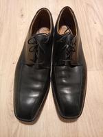 Herren Schuh elegant schwarz echt Leder Clarks Gr.11 UK Flexlight Brandenburg - Falkensee Vorschau