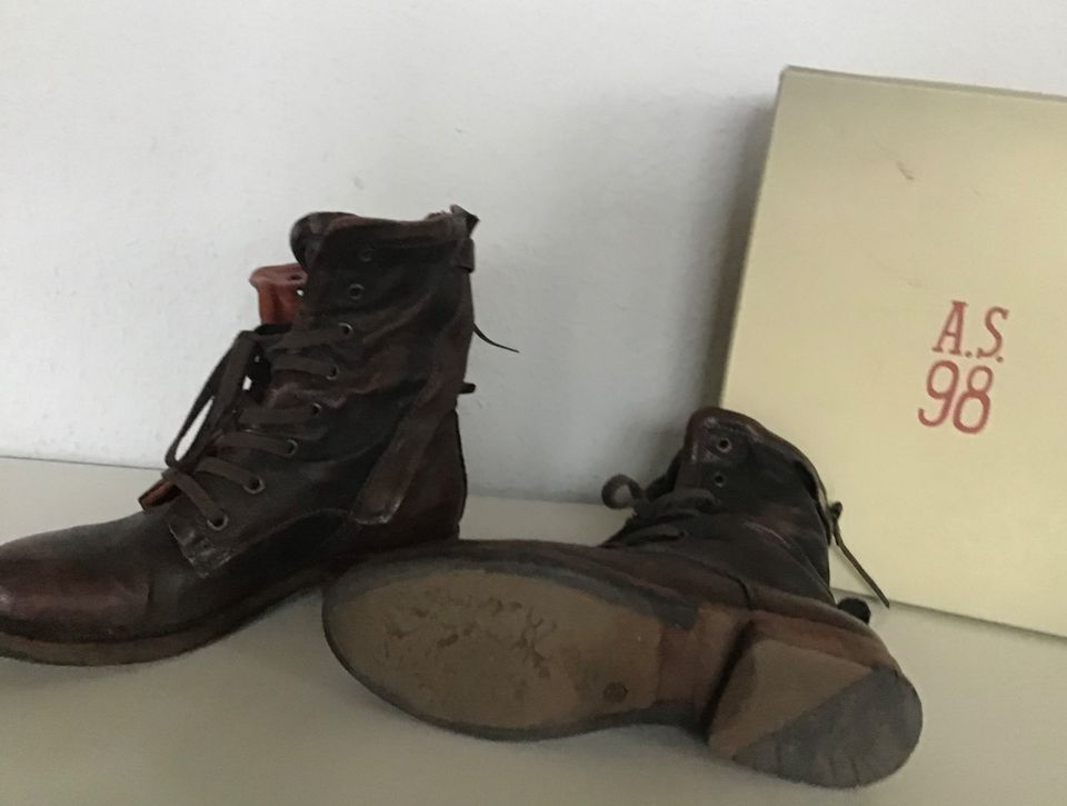 A.S.98 Boots Stiefel Sommerstiefel AS98 Airstep Schnürer 39 in Rechberghausen