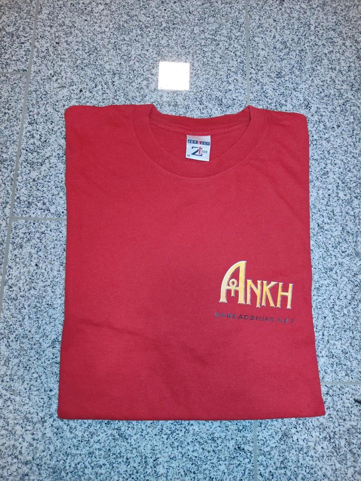 T-Shirt Größe XL rot ANKH Spreadshirt.net Mumienschubser in Schelklingen