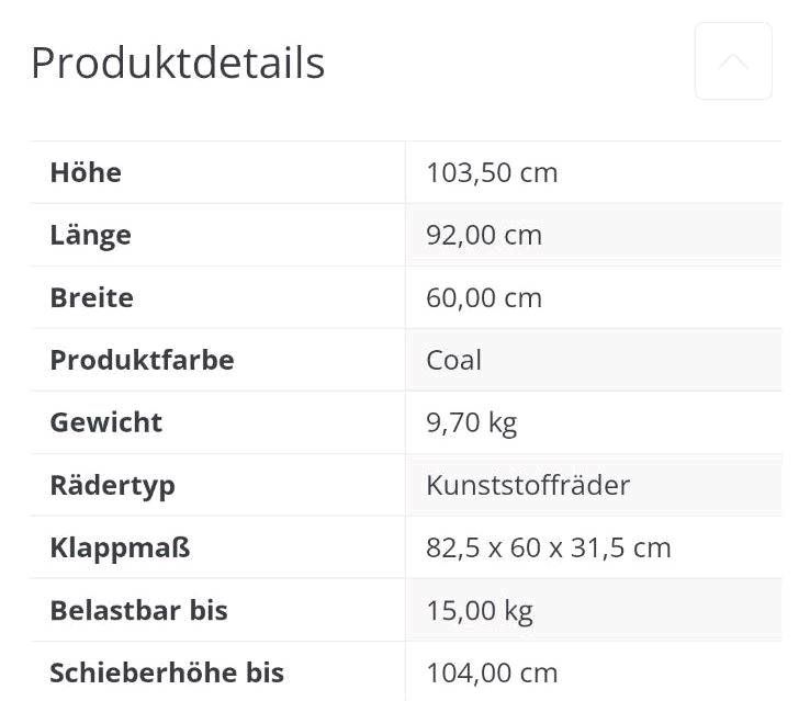 Joie Sportwagen Litetrax 4 Coal + Zubehör in Meerane