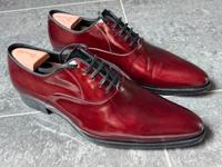 Ludwig Görtz rote Lackleder Schuhe Oxford Gr 43 - nur 1x getragen Köln - Köln Merheim Vorschau