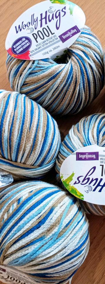 6 x 100g Woolly Hugs Pool Farbe 81 in Melle