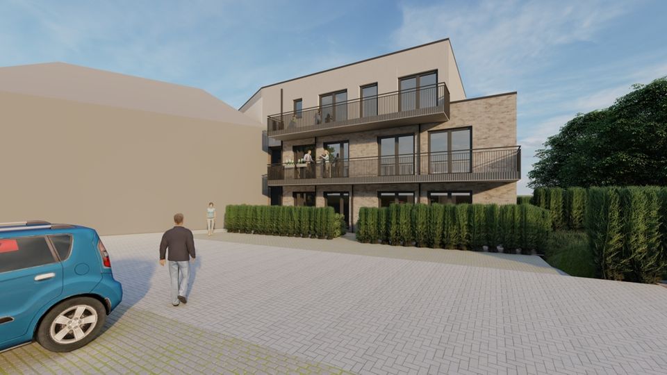 Neubau-Penthouse-Wohnung nach KFW40+ Standard mit eigenem Fahrstuhl, Gartenanteil & weiteren Extras! in Osnabrück