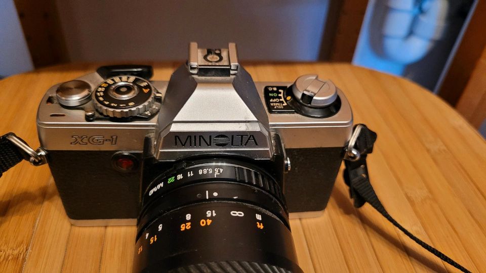 verkaufe Minolta XG 1 Spiegelreflexkamera mit 2 Objektiven Tokina in Drachselsried