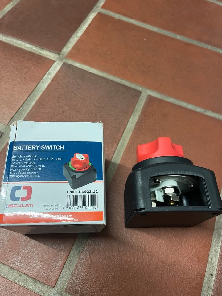 Osculati Batterieschalter Boot battery switch 14.923.12 NEU in Frankfurt am Main