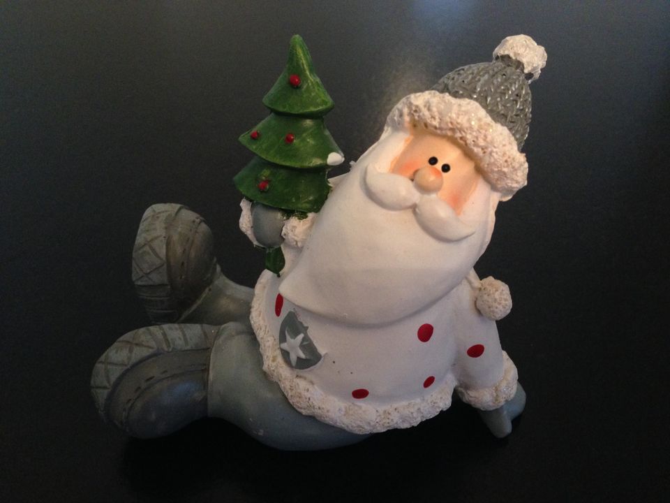 Weihnachtsmann Weihnachtsfigur Teelichthalter Dekoration Figur in München