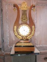 Nussbaum  Empire Lyra Uhr um 1820 Hessen - Bad Karlshafen Vorschau