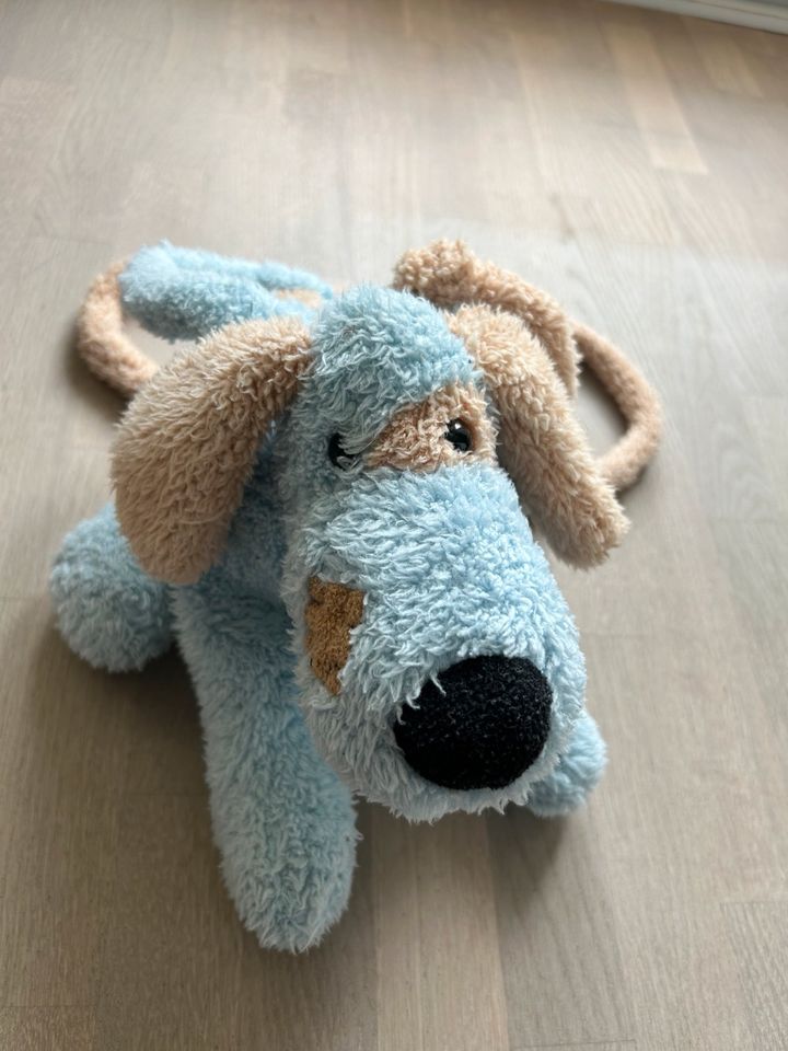 Tasche Hund hellblau - Kuscheltier - Plüschtasche in Hamburg