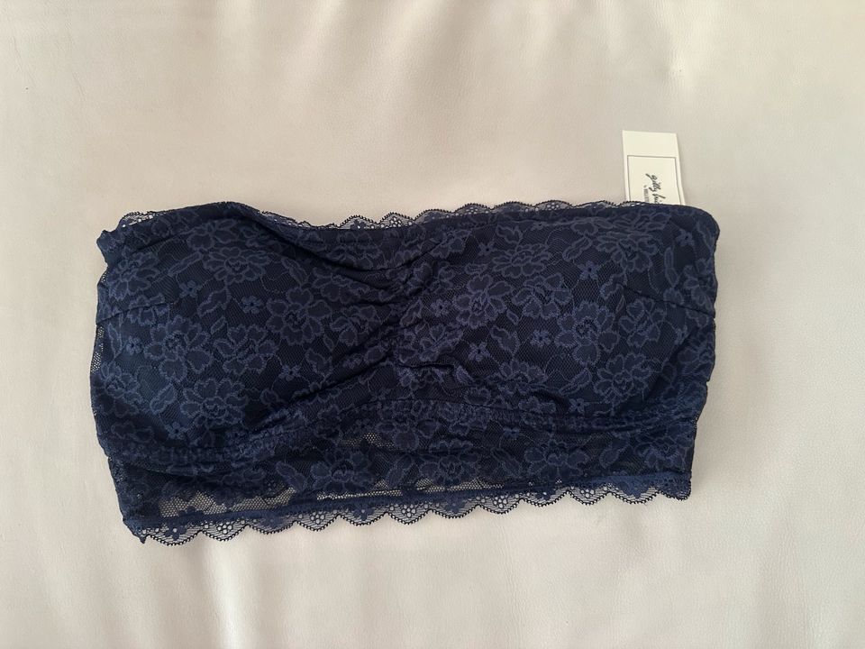 Gilly Hicks Bralette Bandeau blau neu L in Moers