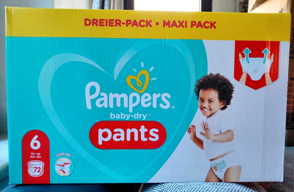 Pampers Baby dry pants 6 in Tannenberg