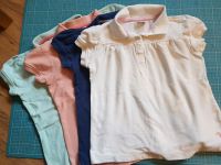 Polo Shirt s Mädchen 140 und 152 weiß blau apricot mint Mecklenburg-Vorpommern - Wusterhusen Vorschau