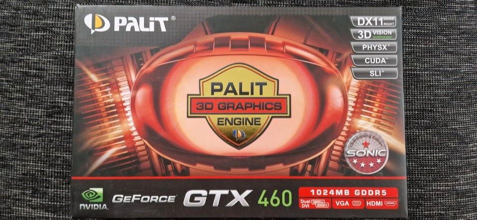 Palit NVIDIA GeForce GTX460 SONIC Grafikkarte gebraucht in Ebersbach/Sachsen