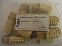 Messing Gewindetülle AG 1/2" - 19mm - NEU - 1 PG (10Stk) 10 Euro Kreis Pinneberg - Rellingen Vorschau