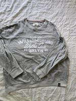 Herrenpullover Grau mit weißer Stickerei Sachsen - Eilenburg Vorschau