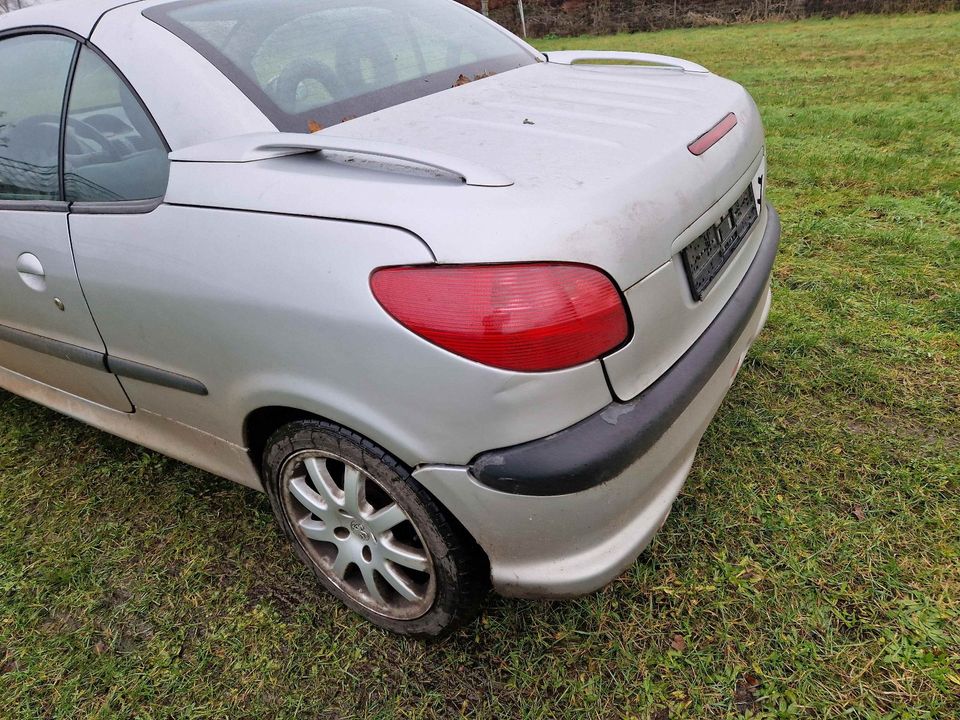 Peugeot 206 cc Cabrio, Schlachtung, Alu, Leder, Benzin 100 KW in Stuhr