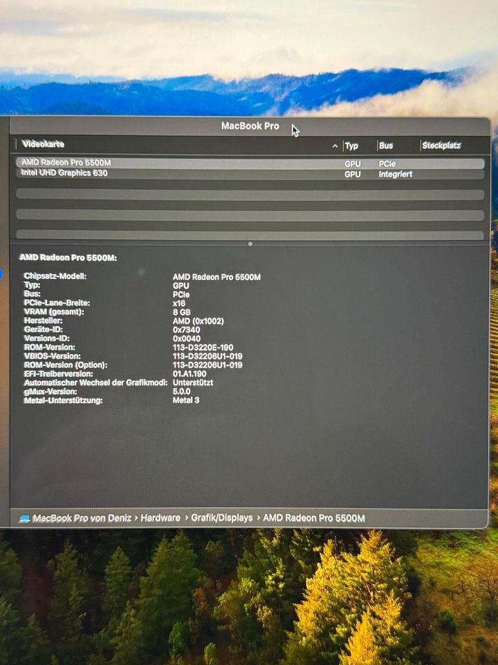 MacBook Pro 16“ (2019) mit Touchbar in Bochum