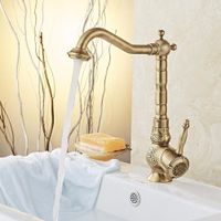 Retro Messing Wasserhahn im Antik Look 28 cm Badezimmer Armatur Sachsen - Zschopau Vorschau