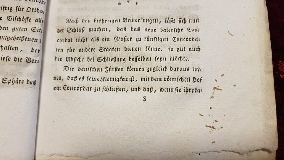 1818 Baiern Königreich Konkordat Buch Papst Pius König Franz Jose in Nürnberg (Mittelfr)