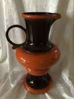 Vase Original Jasba braun orange Vintage 70er Jahre Hessen - Rüsselsheim Vorschau