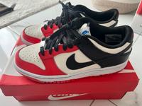 NIKE DUNK LOW SNEAKER EMB NBA 75th ANNIVERSARY CHICAGO 38,5/24cm Bayern - Neu Ulm Vorschau