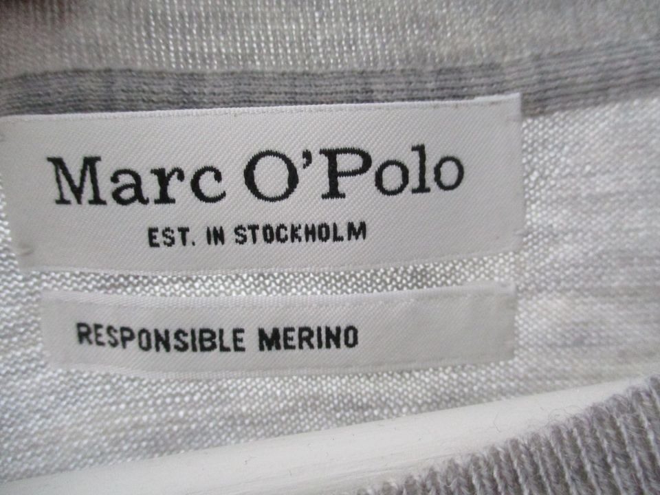 Marc O'Polo Damen Pullunder Rundhals grau Merino Gr. XL in Walldorf