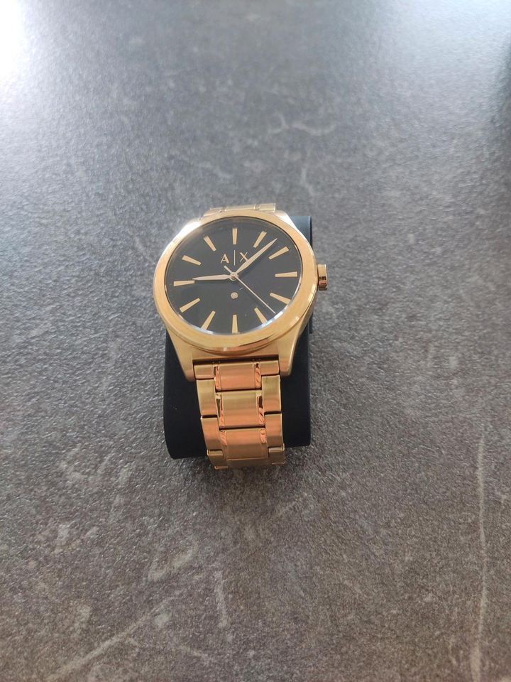 Kleinanzeigen Uhr mit Vohburg der ist Armbanduhr Set Kleinanzeigen in Gold jetzt Armband Donau - eBay - | an Exchange - Armani Bayern AX7104 &