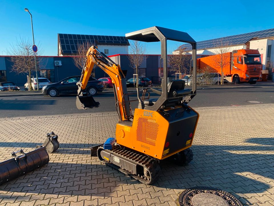 Minibagger BK1500JS *12.990€ NETTO*KUBOTA*BERGER KRAUS*JOYSTICK*SCHAUFELPAKET*SOFORT!* in Kassel