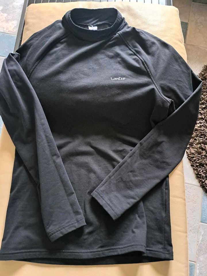 Funktionsunterwäsche schwarz Skipullover Shirt Sport Langarm in Lengede