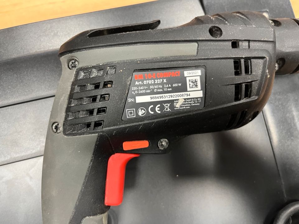 Würth BM 10-E Compact Bohrmaschine im Koffer+Bohrer in Berlin