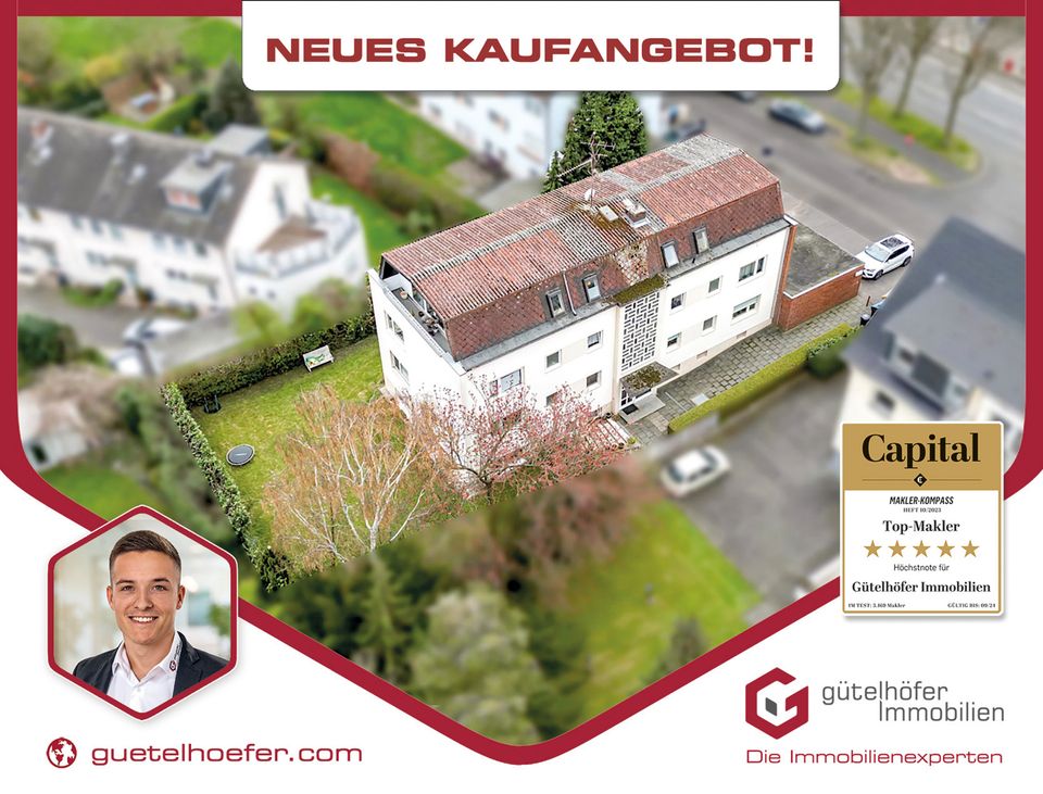 Solides 485m² Investment in Bonn/Rüngsdorf! 7-Familienhaus mit 5 Garagen und Entwicklungspotenzial in Bonn
