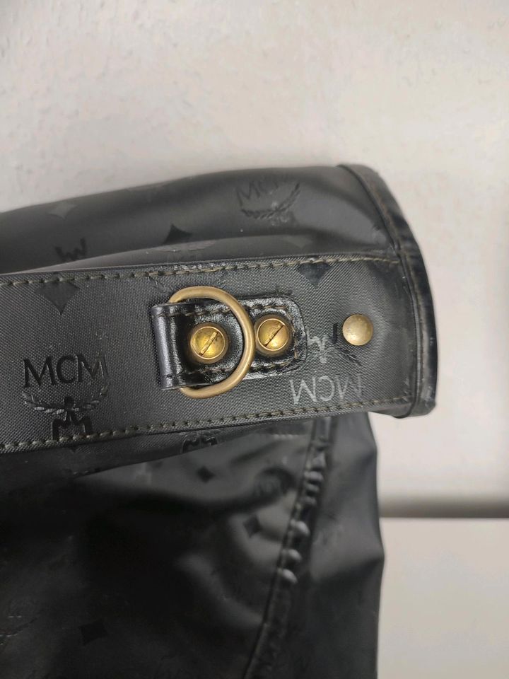 MCM Monogram Kleidersack Reisetasche Kleidertasche Schwarz in Bad Rothenfelde