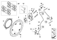 BMW Motorrad Bremsbelagsatz vorne S1000RR K46 34117714800 Hessen - Fulda Vorschau