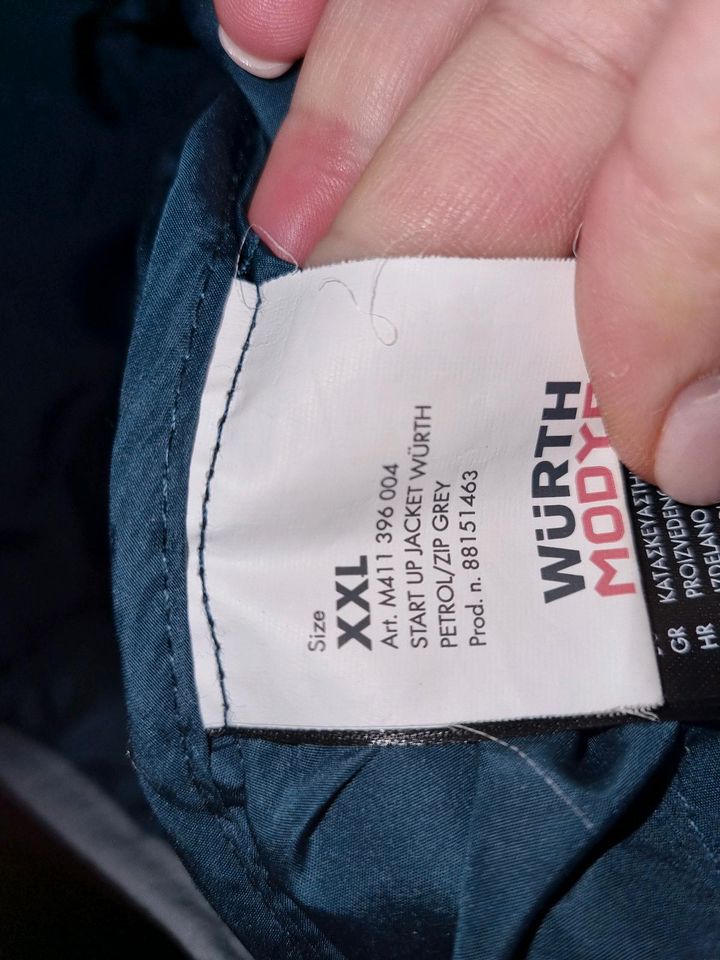 Jacke würth Petrol xxl modyf in Bünde