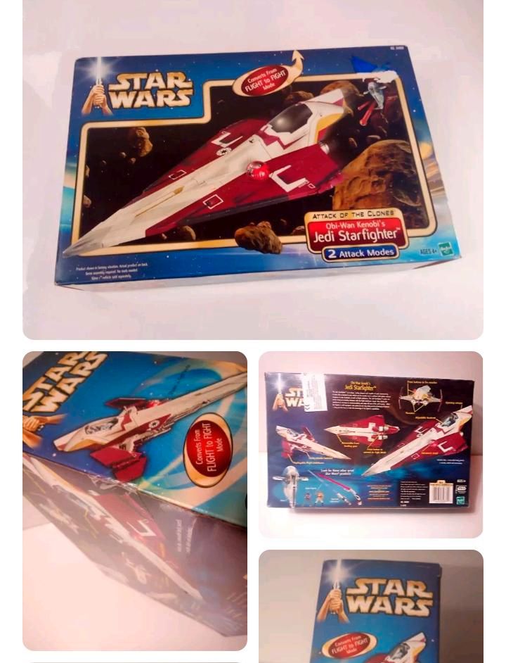 ⭐️ Star Wars Vintage NEU/OVP MISB Obi Wan Kenobi Jedi Starfighter in Oberursel (Taunus)