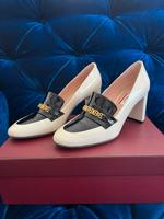 Bally Dahlia 75 weiß schwarz Penny-Loafer Pumps 37 1/2 Bayern - Thurnau Vorschau