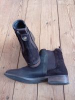 edle Chelsea Boots Cox dunkelbraun Kontrast Ledermix Schleswig-Holstein - Flensburg Vorschau