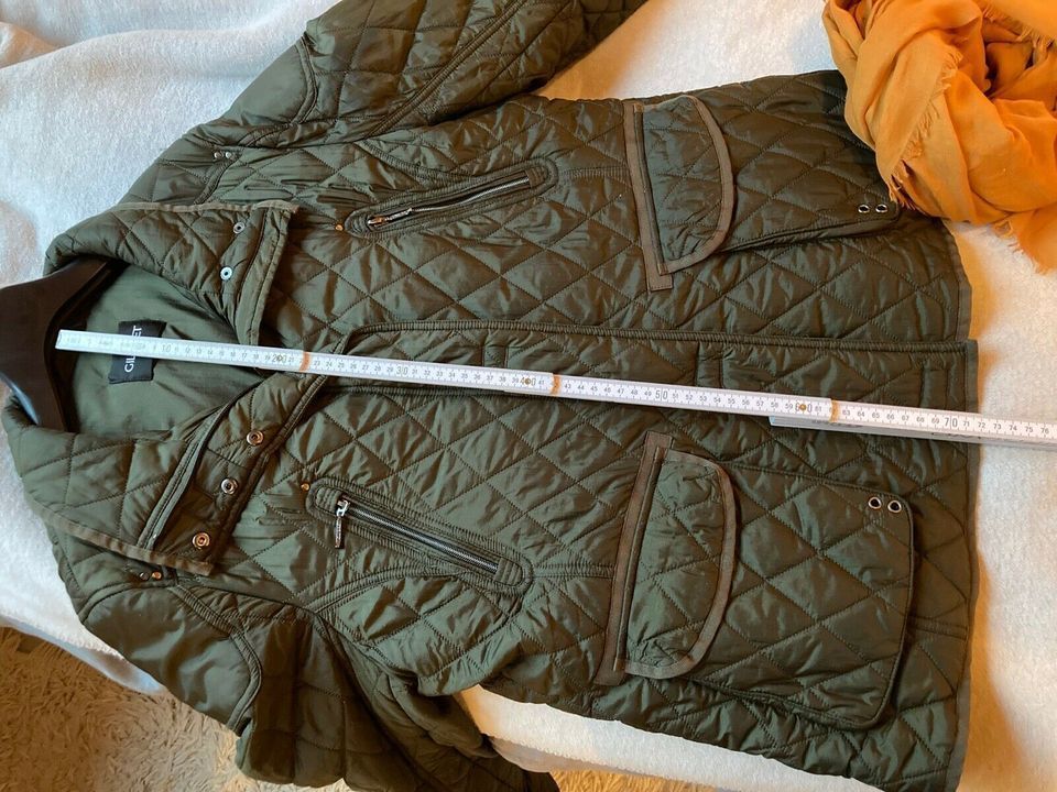 GIL BRET Steppjacke/Übergangsjacke khaki-grün Gr.44/46 neuw. in Bielefeld