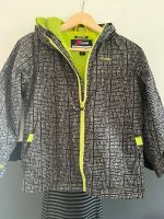 Übergangsjacke x-trem Gr 6-7 ca 134 schwarz grau mit neongrün Niedersachsen - Osnabrück Vorschau