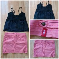 Sommer Set- edc Damen Minirock, Trägertop, Gr. 38, schwarz Sachsen-Anhalt - Queis Vorschau