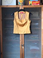 Lady K Vintage Satin Top Gold Korsage Elegant Duisburg - Duisburg-Mitte Vorschau