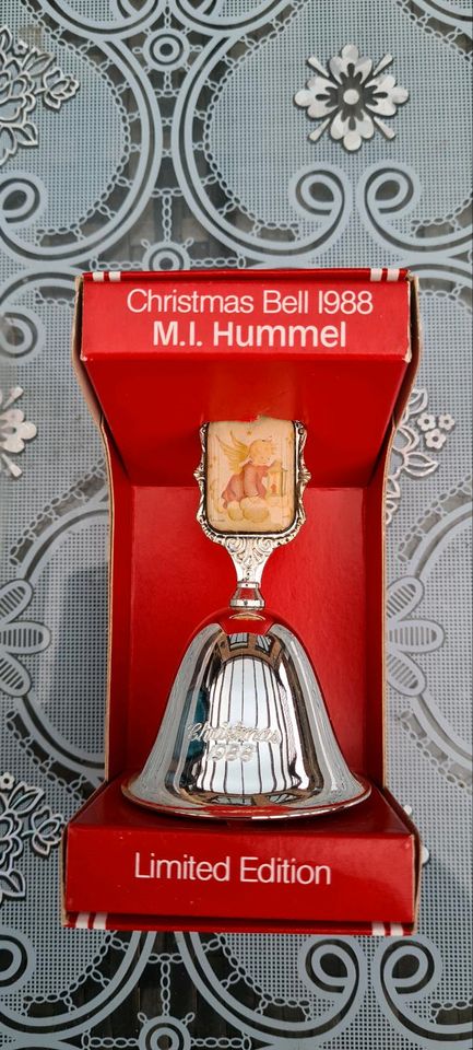 M. J. Hummel 1988 Christmas Bell versilberte Limited Edition. in Hennef (Sieg)
